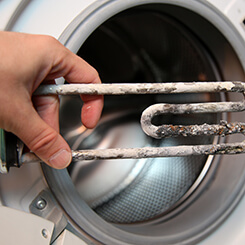 Heater Element Repair Photo.